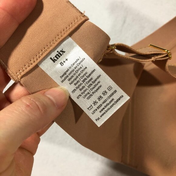knix Bra Womens 8++ 40G 42G Wingwoman Bra Cavassa Wireless EVBRA110DRB82 NEW $65 - Picture 11 of 15